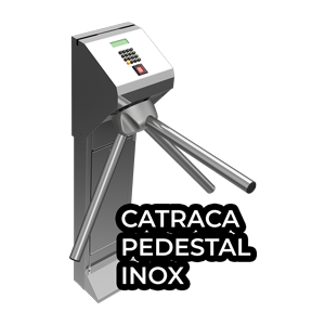 Catraca-Pedestal-Inox